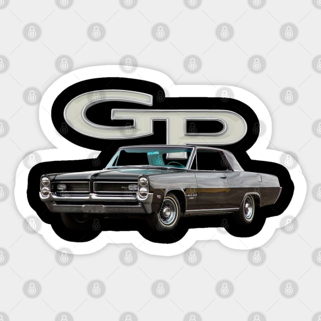 1964 Pontiac Grand Prix Sticker by Permages LLC